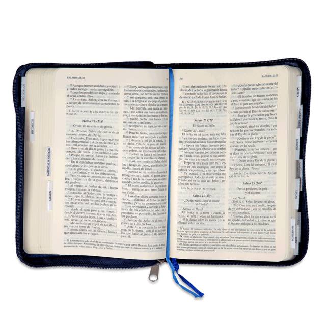 estuche polipiel con cremallera para encuadernar Biblia