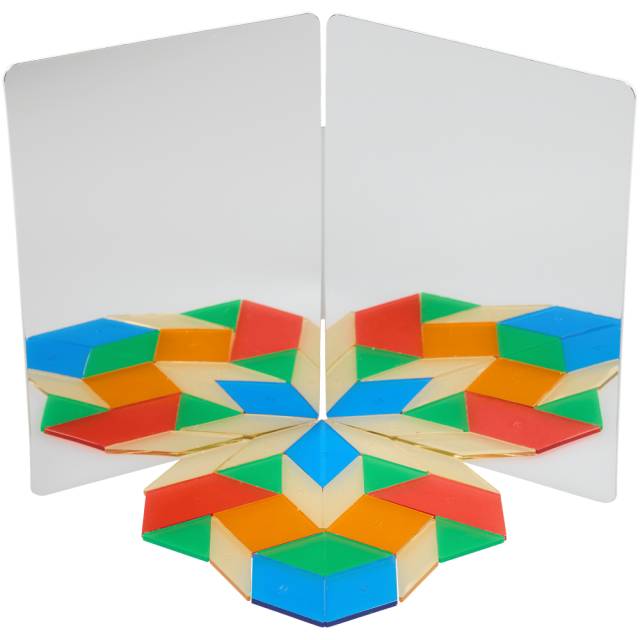 libro de espejos de plástico para matemáticas