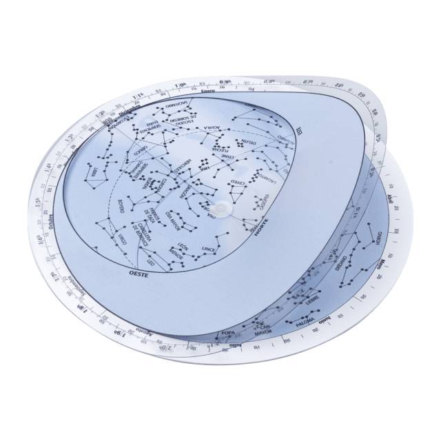 planisferio giratorio de plástico