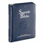 Biblia cosida en plástico reciclable con grabado oro y relieve